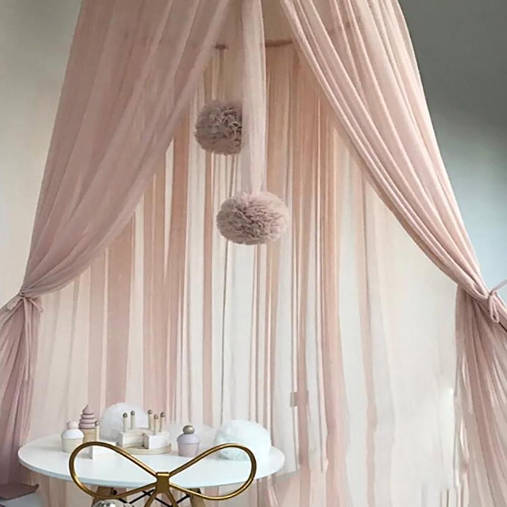 Mosquito Net hanging Net Yarn Fur Ball Children's Room Ball Wall