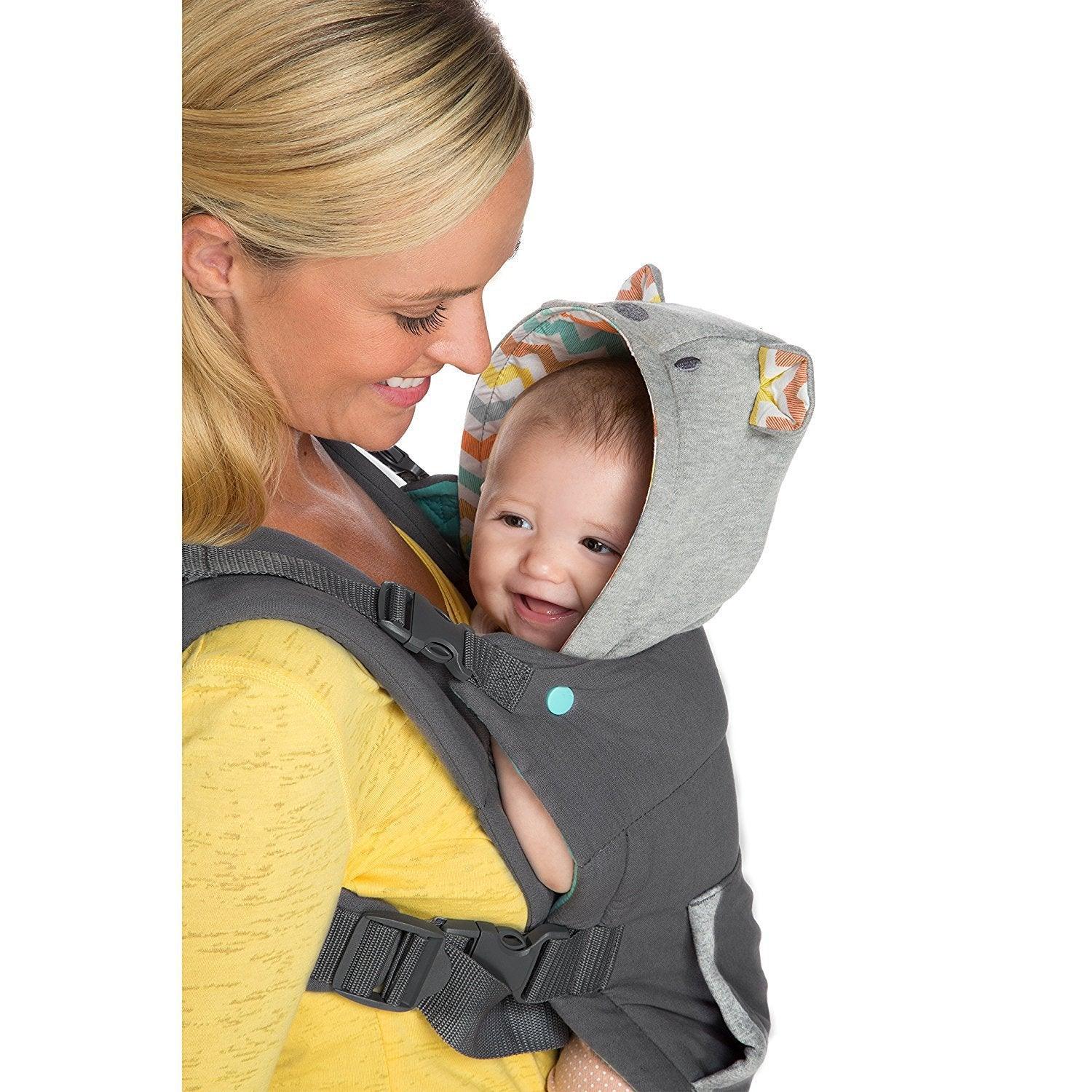 Baby Carrier 4-in-1 Double-shoulder Baby Carrier Carrier Carrying Bag, Suitable for Four Seasons, Saliva Towel - Nioor