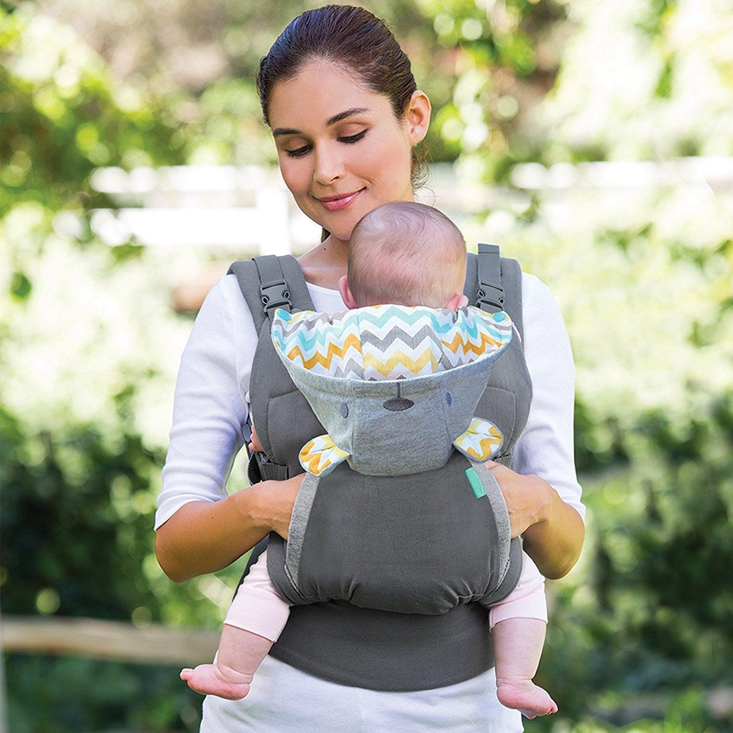 Baby Carrier 4-in-1 Double-shoulder Baby Carrier Carrier Carrying Bag, Suitable for Four Seasons, Saliva Towel - Nioor