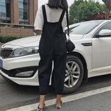 The Korean Version Of The Outer Jumpsuit Trousers Is Loose And Thin And Straight - Nioor