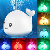 New Baby Bathroom Bath Electric Induction Whale Spray Small Toy - Nioor