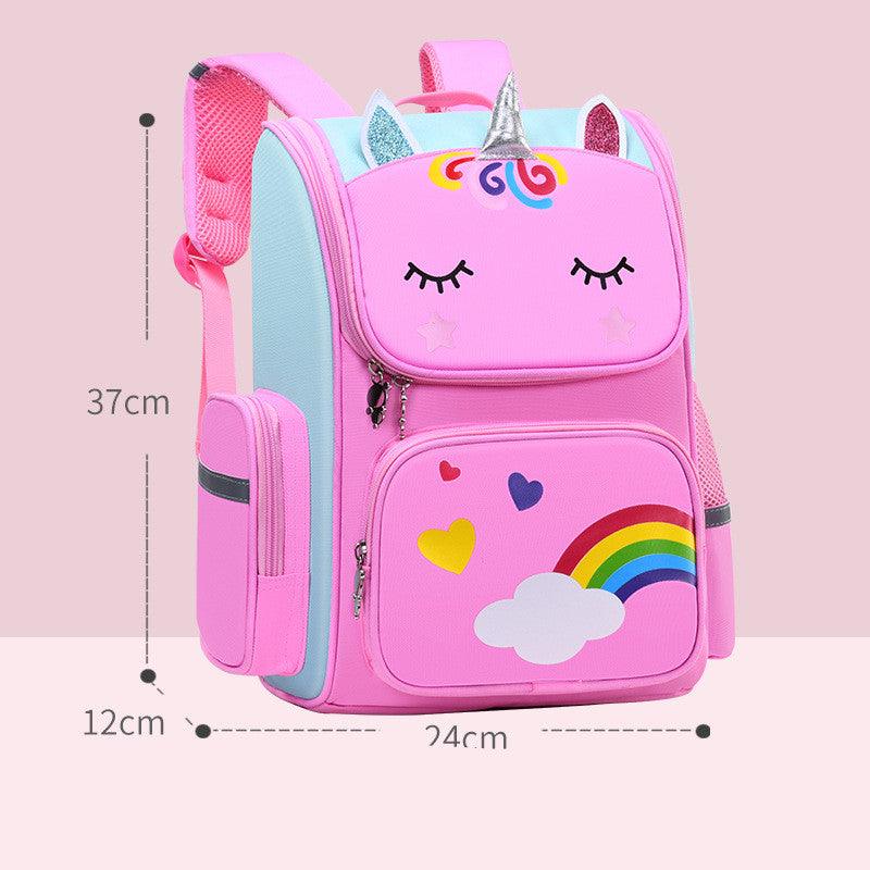 Childrens School Bags Primary School Students Grades 1 to 6 Printing - Nioor