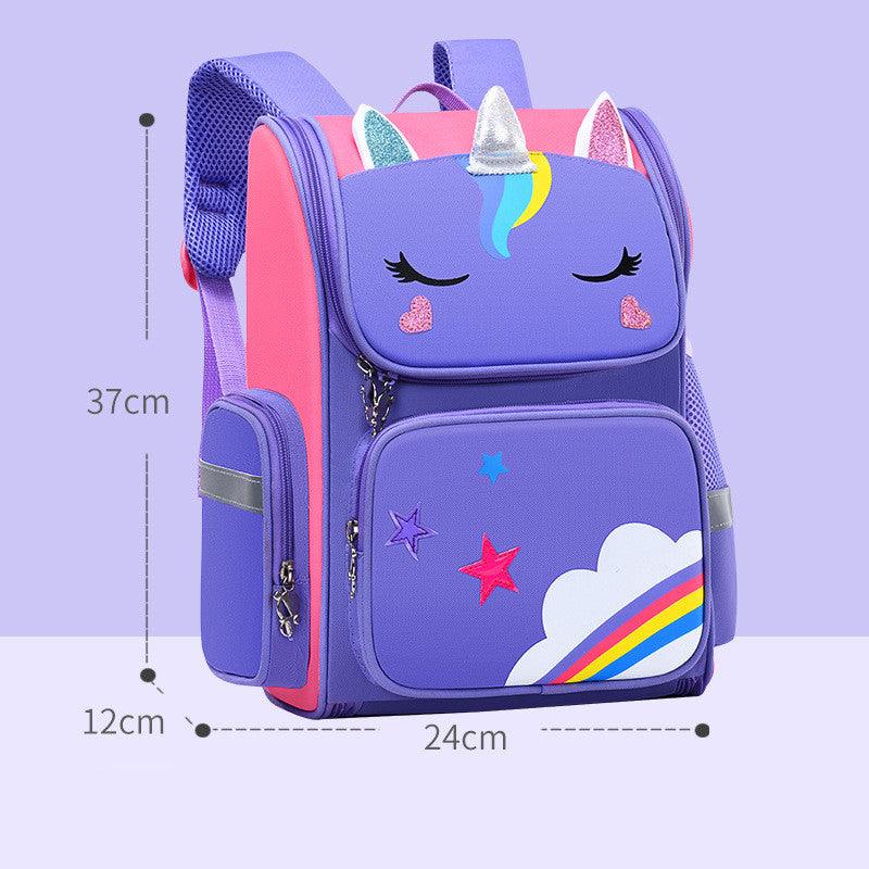 Childrens School Bags Primary School Students Grades 1 to 6 Printing - Nioor