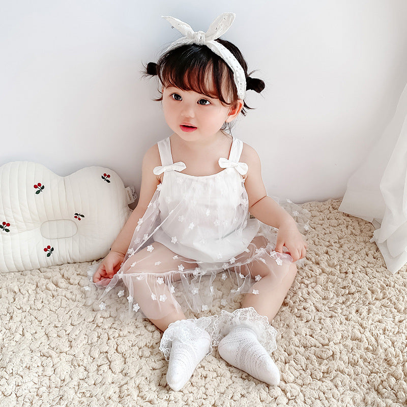 Dress Summer Small Sling Princess Dress Korean Version Of Fart Clothes Children's Clothing