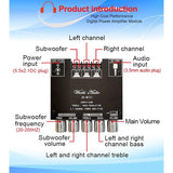 2.1-Channel Bluetooth Digital Power Amplifier Module - Nioor