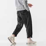 Japanese Retro Corduroy Feet Pants Men's Trousers