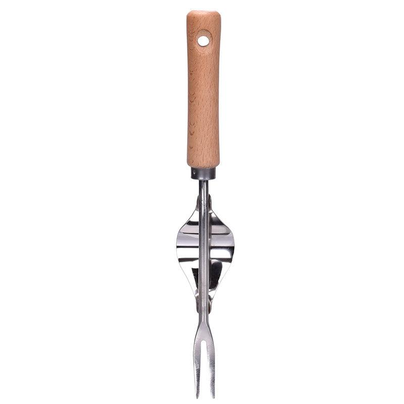 Stainless Steel Root Tool Gardening Puller Weeding Tool Fork - Nioor