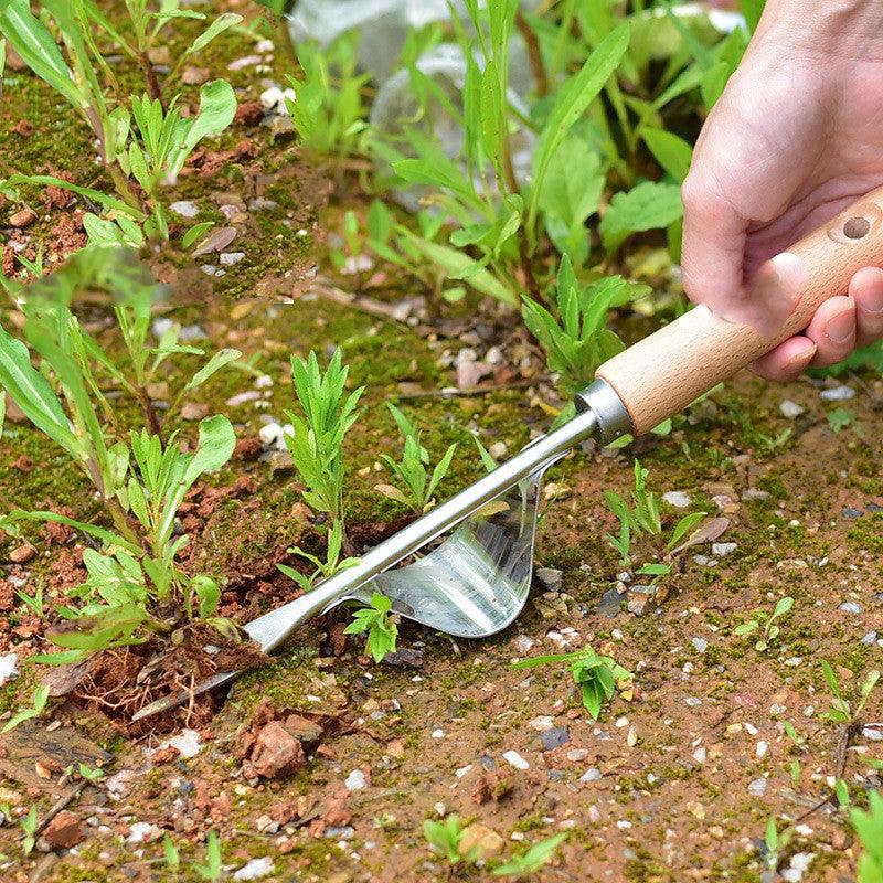 Stainless Steel Root Tool Gardening Puller Weeding Tool Fork - Nioor