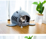 Creative Dual-Purpose Shark Pet Bed Small Dogs And Cats Warm Pet Bed - Nioor