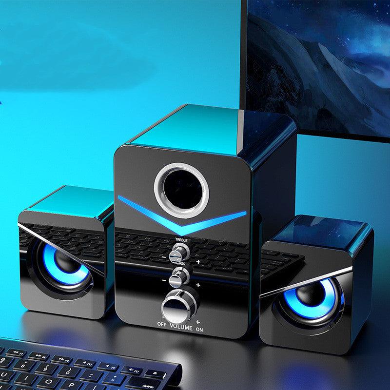 Desktop Computer Sound Bar Speakers with Compact Maneuverable Size Bluetooth Speaker - Nioor