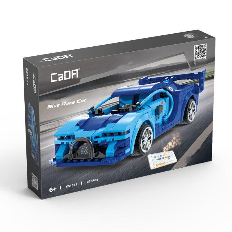 Blue Phantom App Programming Remote Control Sports Car Boy Fights Inserting Building Block Toys - Nioor