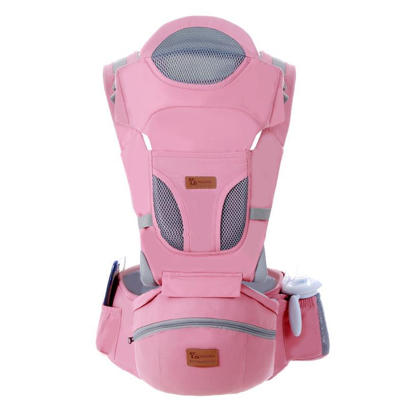 Ergonomic Baby Carrier 0-48M Baby Hipseat Carrier Front Facing Ergonomic Kangaroo Baby Wrap Sling for Baby Travel - Nioor