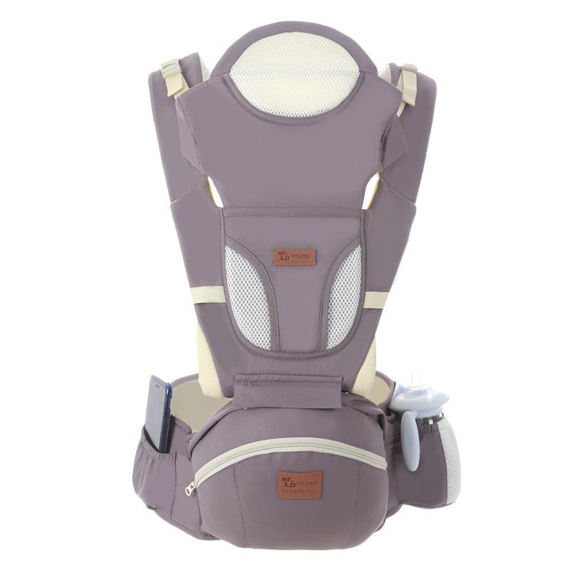 Ergonomic Baby Carrier 0-48M Baby Hipseat Carrier Front Facing Ergonomic Kangaroo Baby Wrap Sling for Baby Travel - Nioor