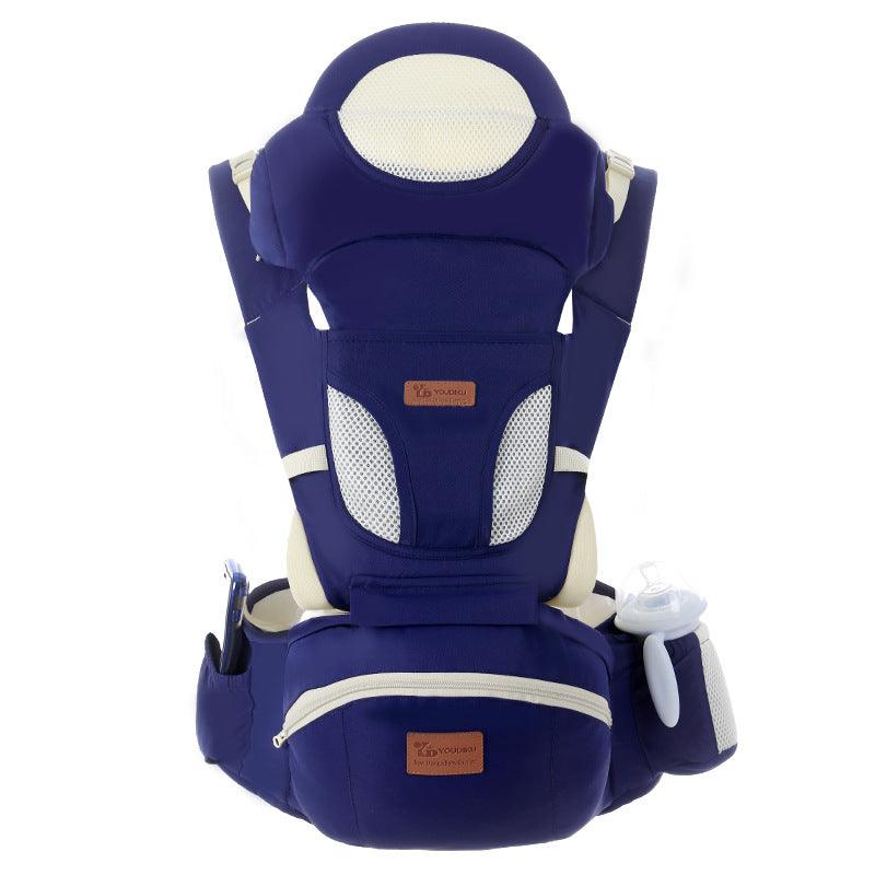 Ergonomic Baby Carrier 0-48M Baby Hipseat Carrier Front Facing Ergonomic Kangaroo Baby Wrap Sling for Baby Travel - Nioor