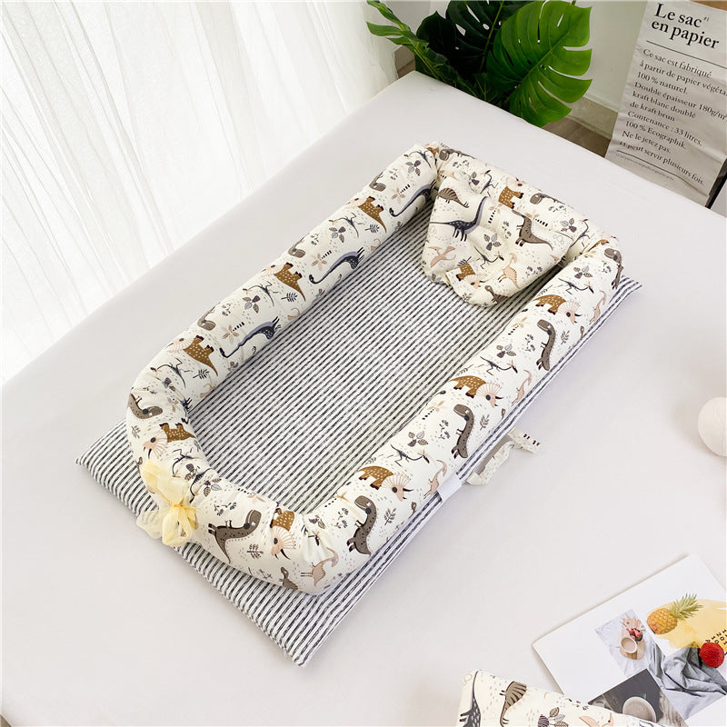 Portable Crib Bed Removable And Washable Newborn Baby Sleeping Artifact Foldable Bionic Bed