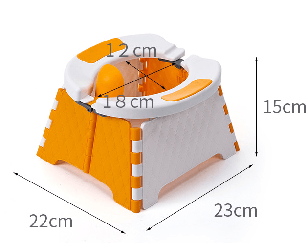 Baby Potty Training Seat Kids Toddler Outdoor Portable Folding Toilet Urinal Pot - Nioor