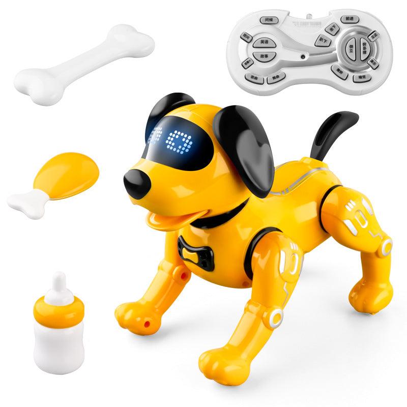 Smart Remote Control Robot Dog Children's Early Educational Toy Parent-Child Puzzle Interaction Electronic Pet Sing Dog Kid Gift - Nioor