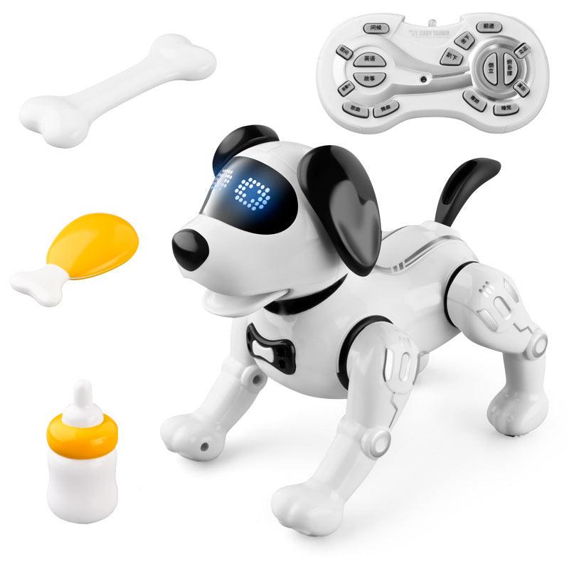 Smart Remote Control Robot Dog Children's Early Educational Toy Parent-Child Puzzle Interaction Electronic Pet Sing Dog Kid Gift - Nioor