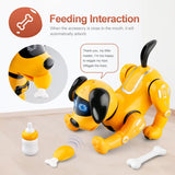 Smart Remote Control Robot Dog Children's Early Educational Toy Parent-Child Puzzle Interaction Electronic Pet Sing Dog Kid Gift - Nioor