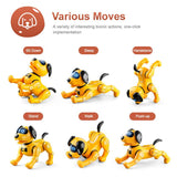 Smart Remote Control Robot Dog Children's Early Educational Toy Parent-Child Puzzle Interaction Electronic Pet Sing Dog Kid Gift - Nioor