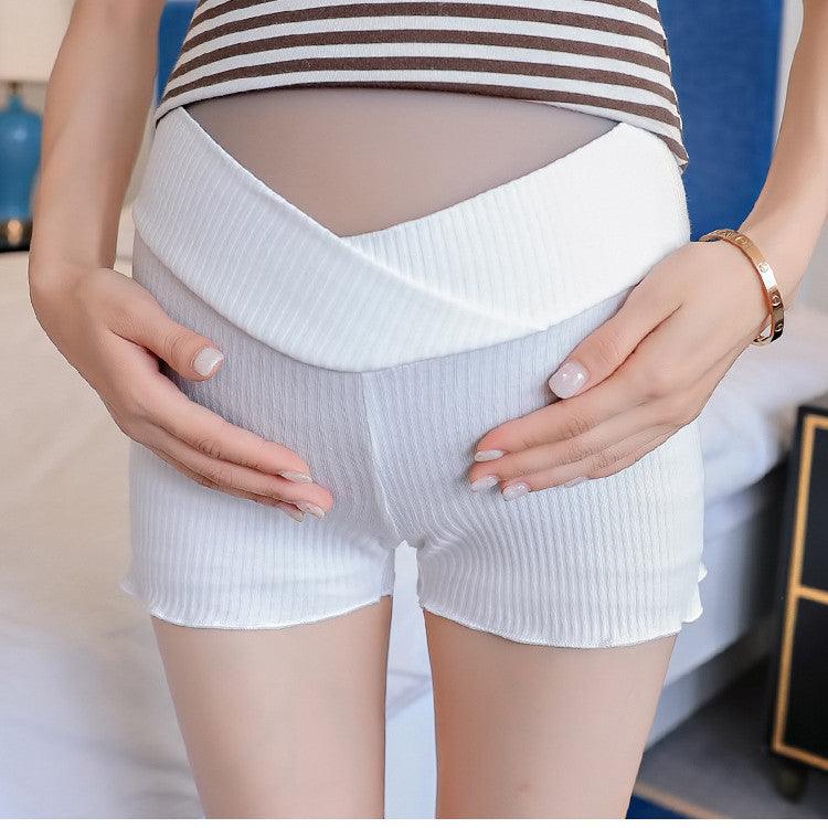 Maternity Wear,Leggings, Low-Waist Shorts, All-Match Safety Pants, Pregnant Women'S Belly Lift Pants - Nioor