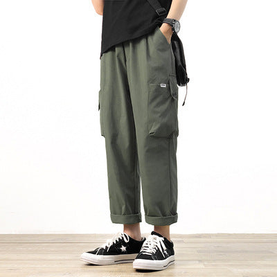 Korean Style Trendy Handsome Straight Slacks