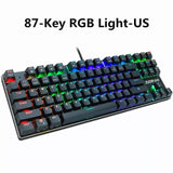 87-key Mechanical Keyboard Green Axis Red Axis Gaming Keyboard - Nioor