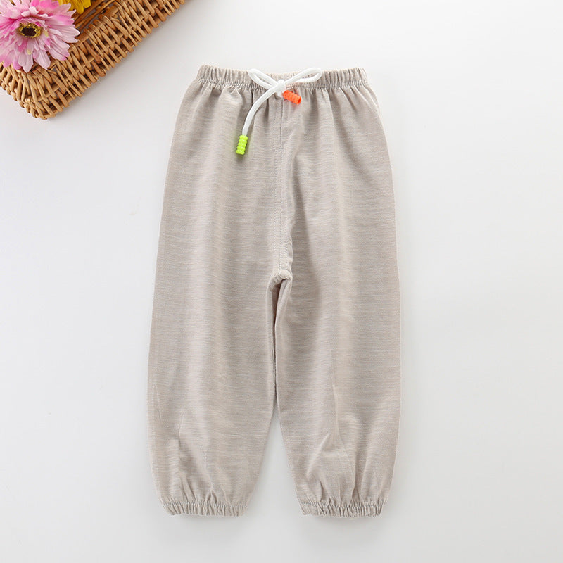 Spring And Summer New Children'S Mosquito Pants, Boys And Girls, Infants, Korean Version Of Bloomers, Thin Loose Trousers