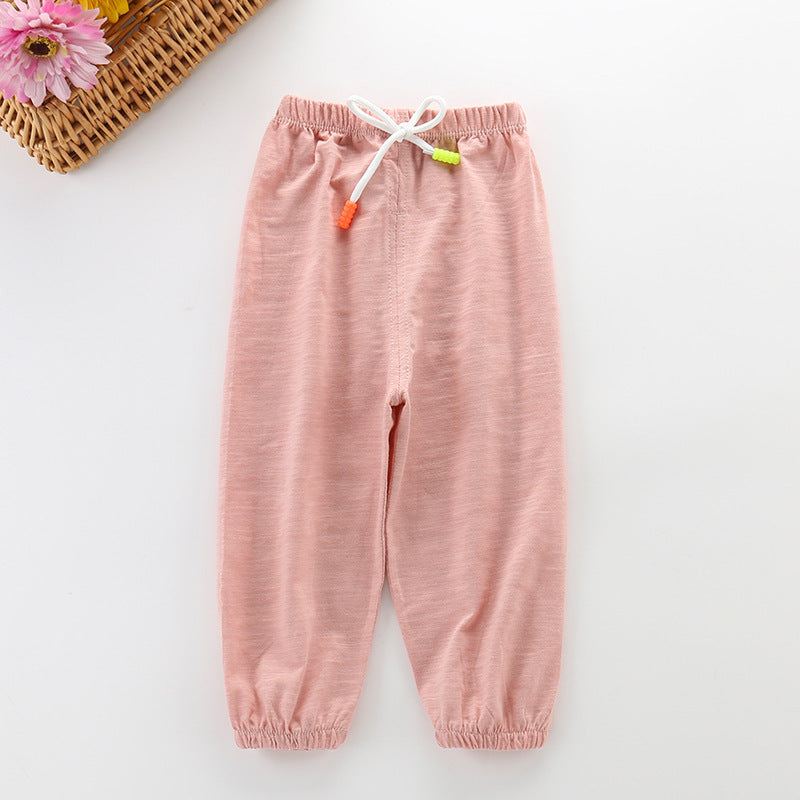 Spring And Summer New Children'S Mosquito Pants, Boys And Girls, Infants, Korean Version Of Bloomers, Thin Loose Trousers