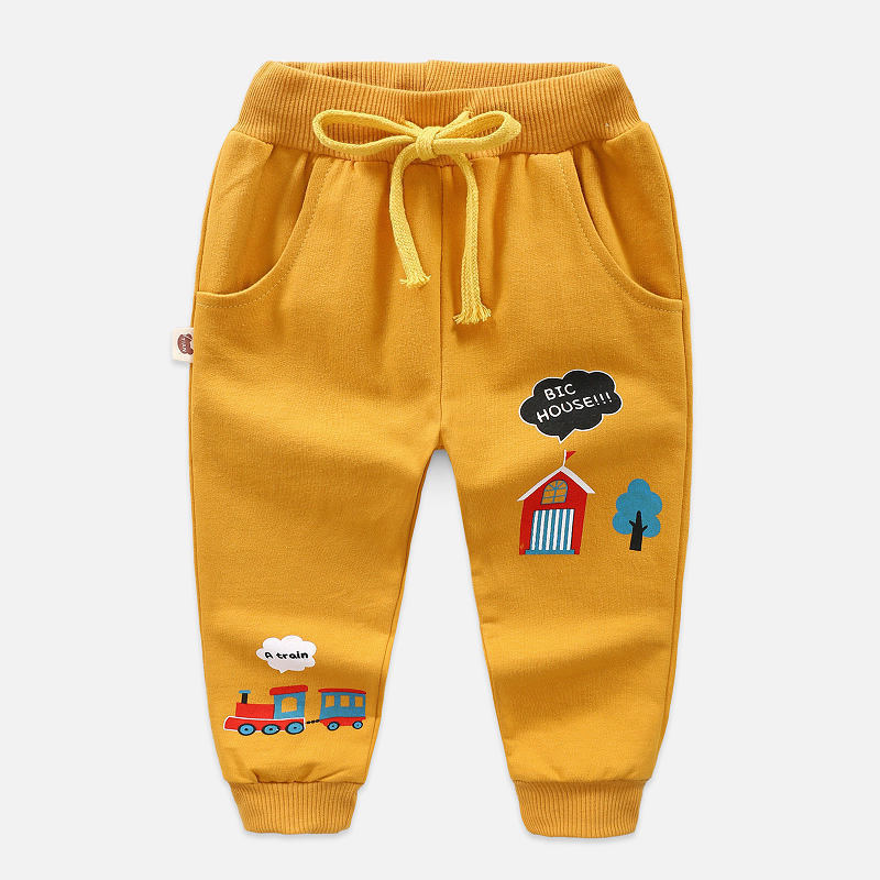 Boys' Spring And Autumn Children'S Small, Medium And Big Children'S Japanese Trousers