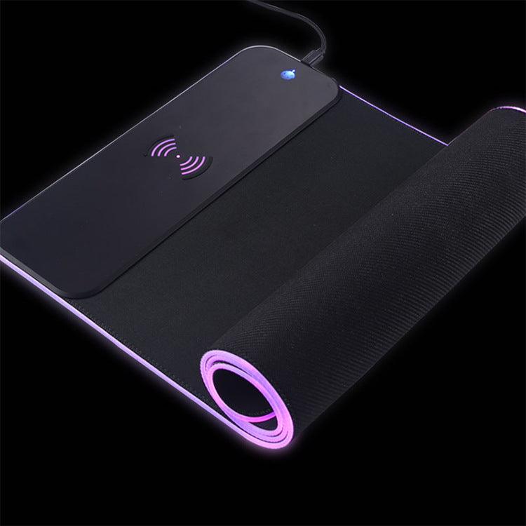 Wireless Charging Mouse Pad 10W Fast Charging Colorful Luminous Mouse Pad Super Large Gaming Mouse Pad - Nioor