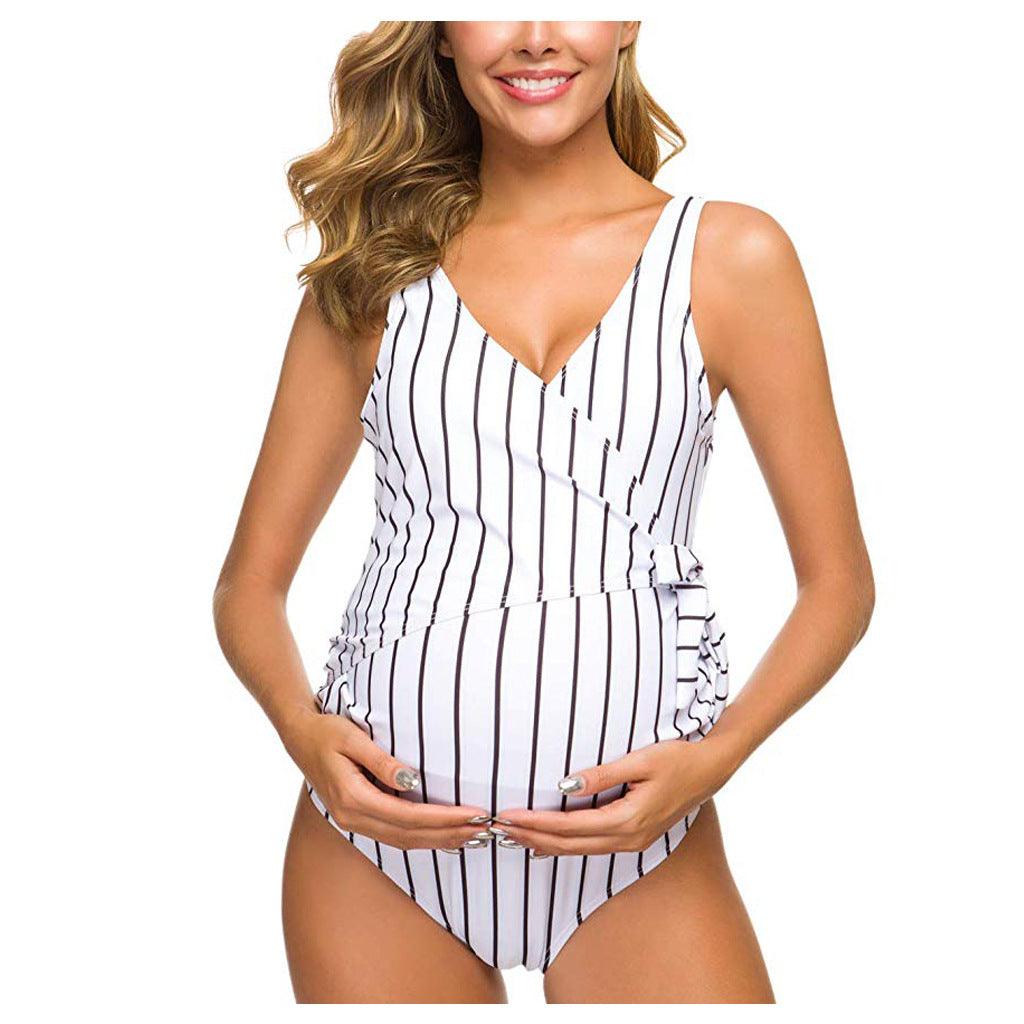 New Sexy Ladies Pregnant Women One-Piece European And American Sexy Swimwear Swimwear Wholesale - Nioor