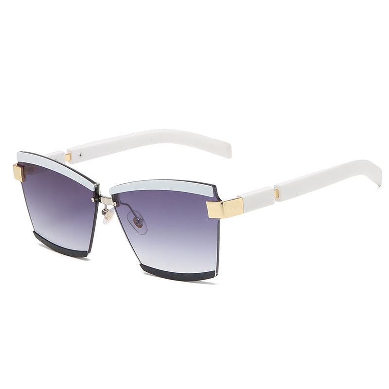 Loeda New Gold Frame Sunglasses Fashion Sunglasses Women Casual Trend Gradient Color Lens Manufacturer