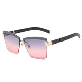 Loeda New Gold Frame Sunglasses Fashion Sunglasses Women Casual Trend Gradient Color Lens Manufacturer