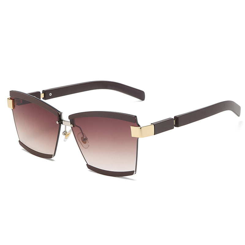 Loeda New Gold Frame Sunglasses Fashion Sunglasses Women Casual Trend Gradient Color Lens Manufacturer