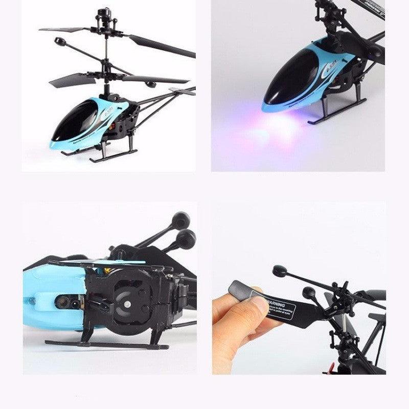 Mini Remote Control Airplane Helicopter Fall Resistant Electric Drone - Nioor