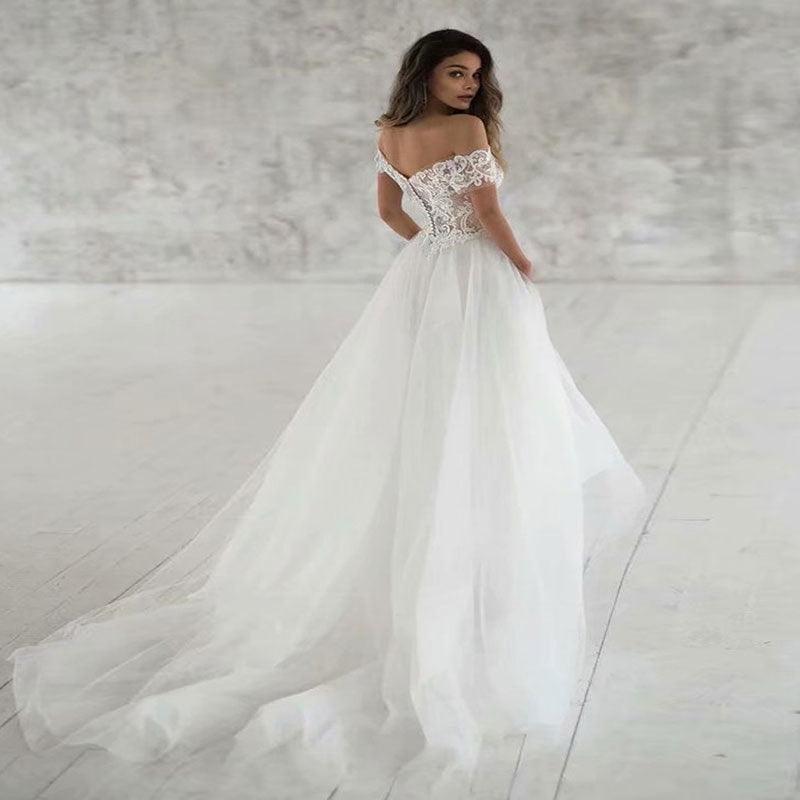 The New Lace Light Wedding Dress Is Elegant, Simple And Thin - Nioor