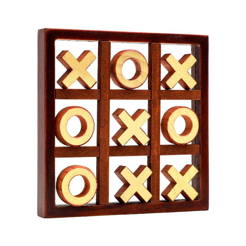 Wood Chess Board Game Toy Funny Parent-Child Interaction Game Board Intelligent Puzzle Game Educational Toy For Kids - Nioor