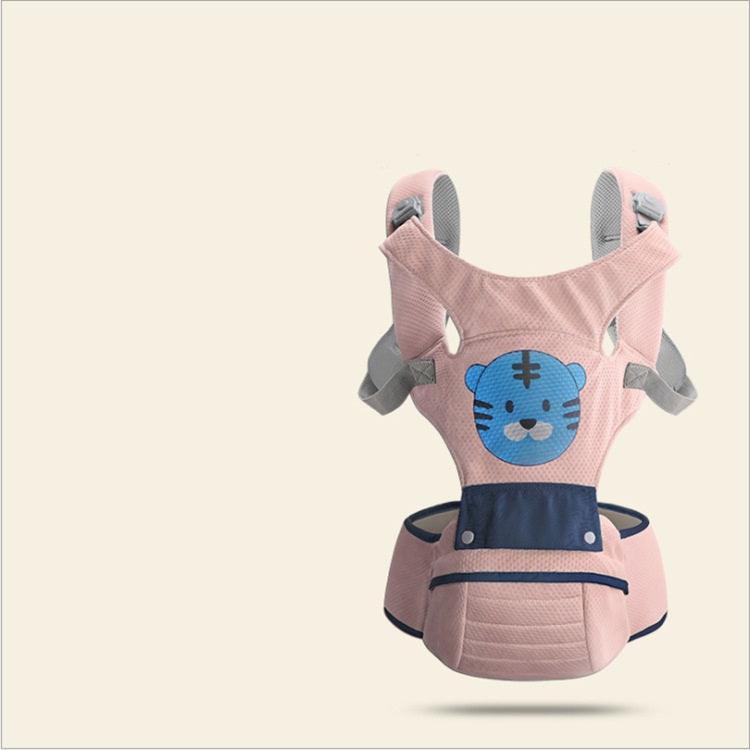 Newborn Baby Carrier Women Multifunctional Baby Carrier Baby Waist Stool Cotton T Shirts Dad Hands Free Baby Kangaroo Packet - Nioor