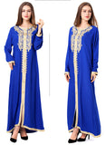 Muslim Embroidered Lace Dress Dress