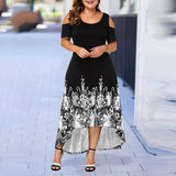 Evening Party Summer Plus Size Maxi Dress Women XL Short