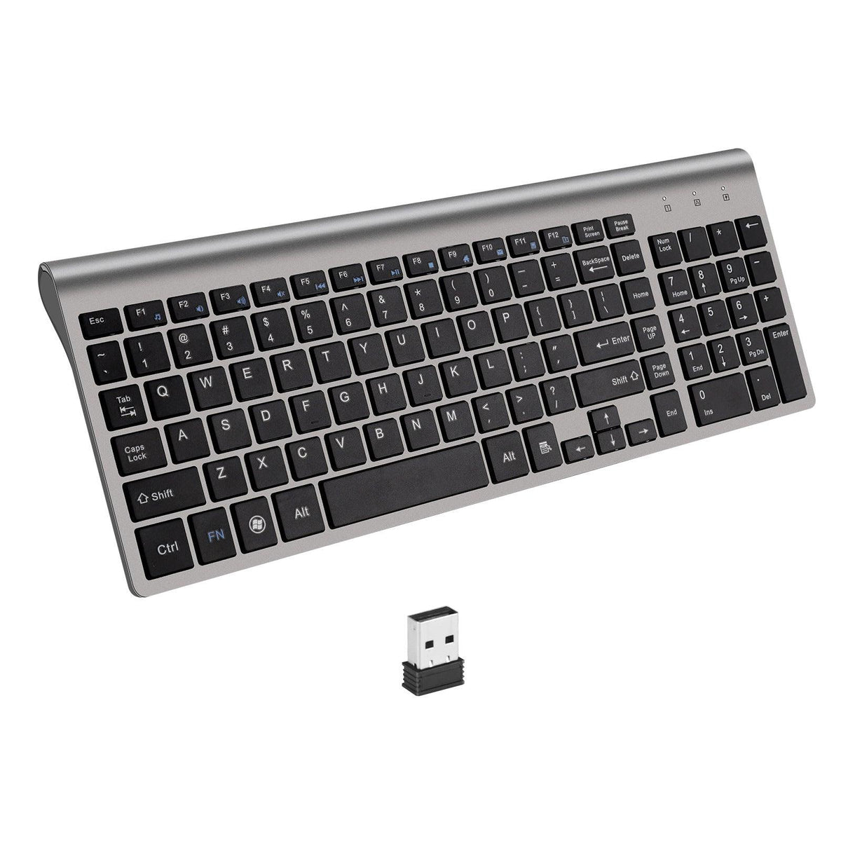 Wireless Keyboard Usb Mini Silent Laptop Ultra-Thin Keyboard - Nioor