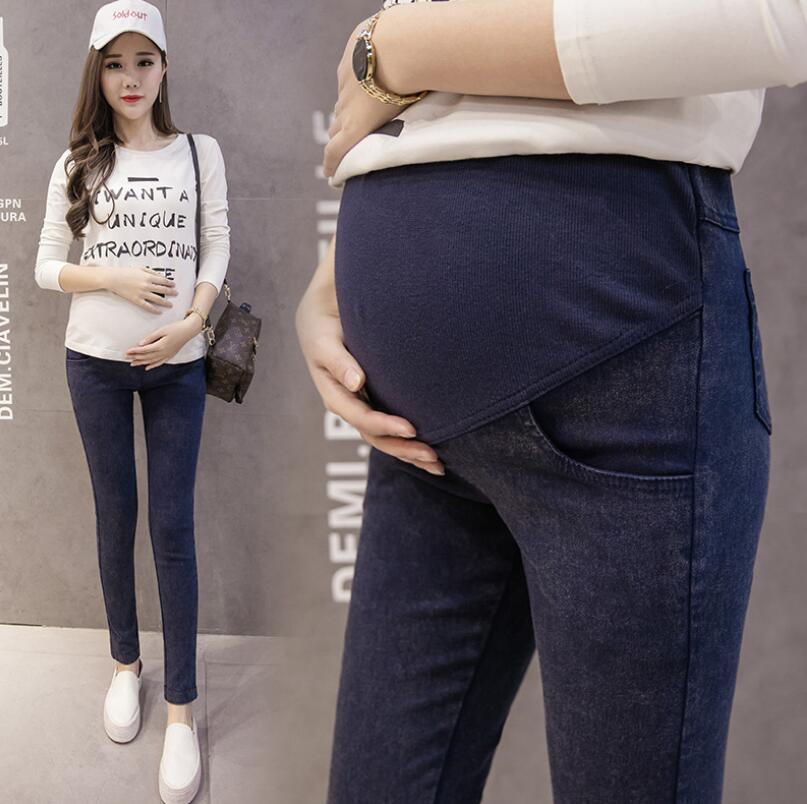 Pregnant Women'S Leggings Outer Stretch Footwear Pants Women'S Pregnant Women'S Pants Jeans Pencil Pants - Nioor