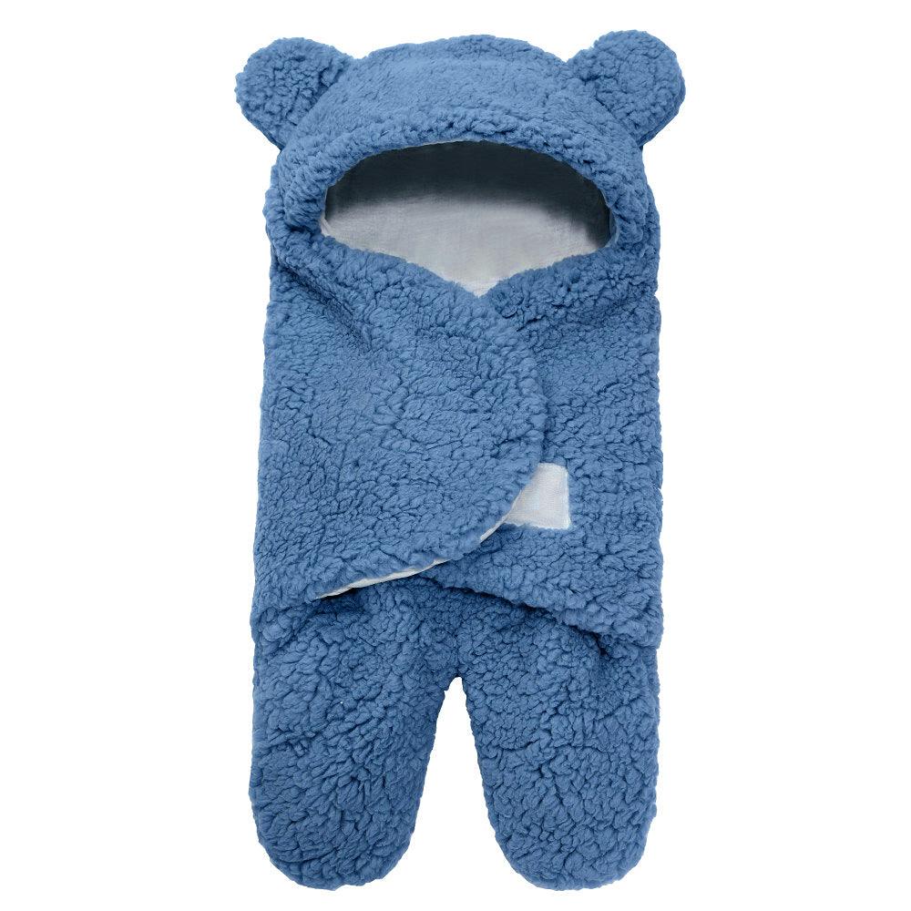 Lamb Plush Sleeping Bag Newborn Baby Swaddling Quilt - Nioor