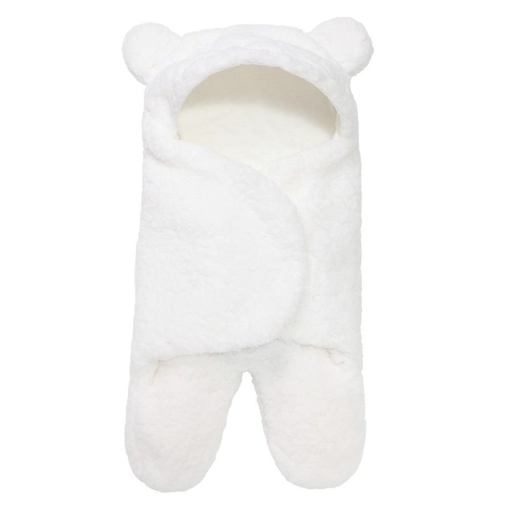 Lamb Plush Sleeping Bag Newborn Baby Swaddling Quilt - Nioor