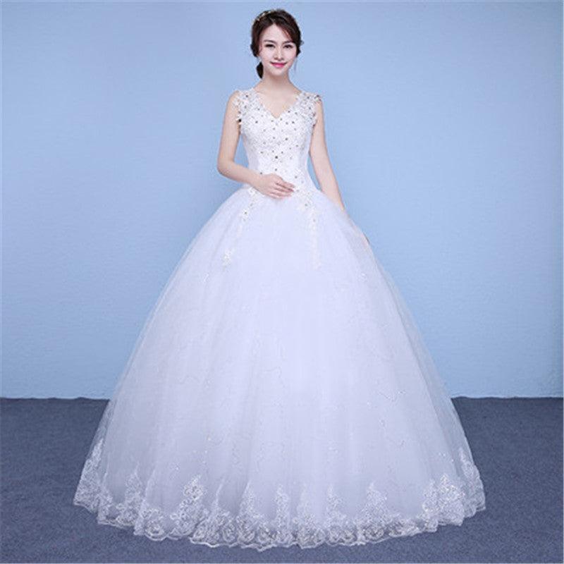 Wedding Dress Bridal Sleeves Wedding Wedding Dress Was Thin And Thin - Nioor