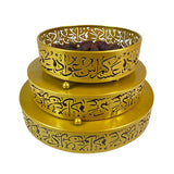 New Muslim Eid Holiday Supplies Eid Al AdhA Tray Iron Disc Tray Home Decoration