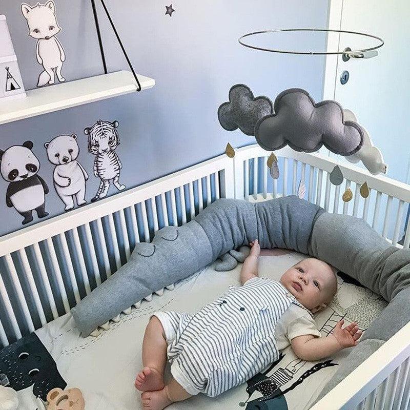 Baby Bedding Cartoon Baby Crib Bumper Pillow Infant Cradle Kids Bed Fence Baby Decoration Room Accessories - Nioor