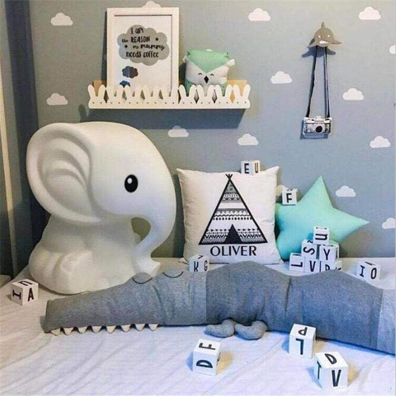 Baby Bedding Cartoon Baby Crib Bumper Pillow Infant Cradle Kids Bed Fence Baby Decoration Room Accessories - Nioor