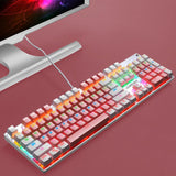 Luminous Punk Keyboard USB Wired Computer Gaming Keyboard - Nioor